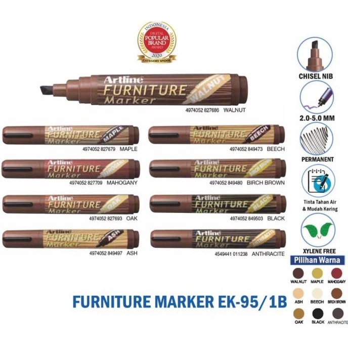 

Spidol Furniture Marker Artline EK-95