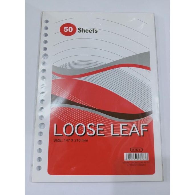 

Kertas Loose Leaf / File A5 50 KIKY