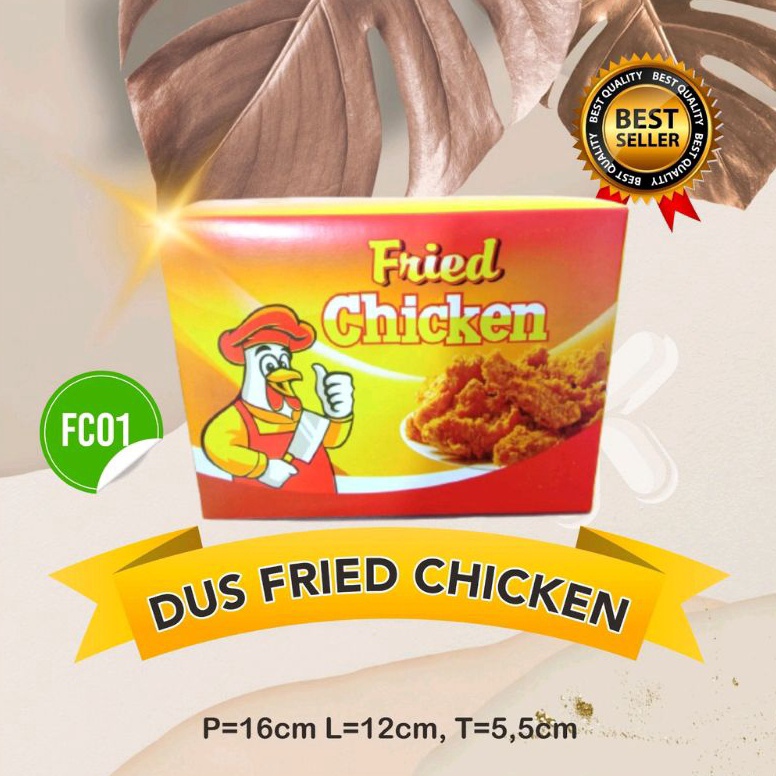 

Diskon Promo.. Box Fried Chicken motif isi 50/Dus fried chicken/kerdus fried chicken/Box ayam goreng/kemasan fried chicken W7C