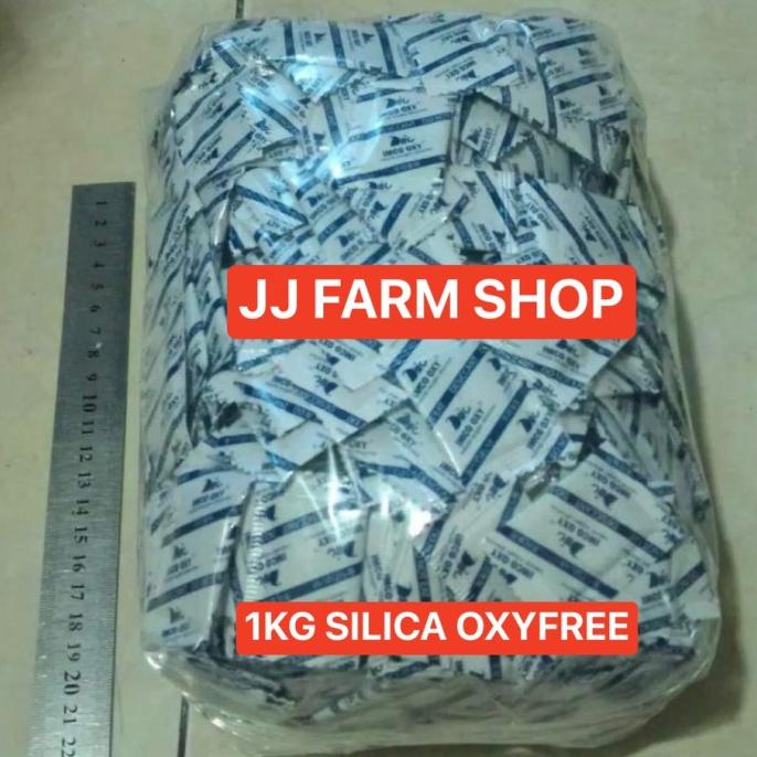 New Silica Gel Oxyfree 1Kg Plastik Untuk Makanan Kering / Basah Premium