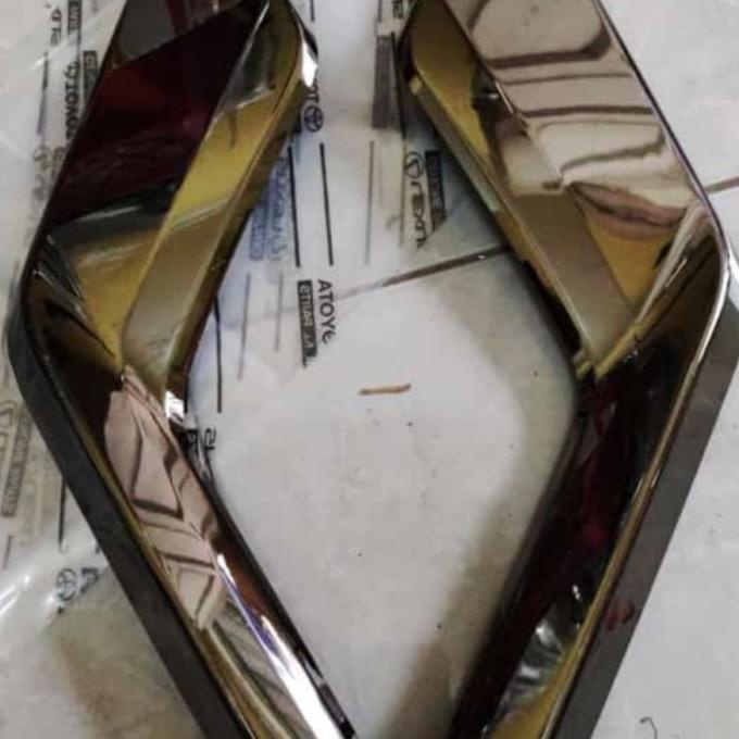 list foglamp Fortuner vrz 2021 original black chrome