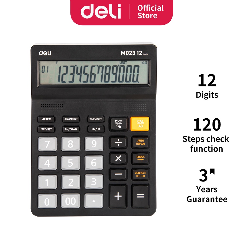 

Paling Popular.. Deli Indonesia Voice Calculator / Kalkulator Suara Bahasa Indonesia 12 Digit EM02320 IZF