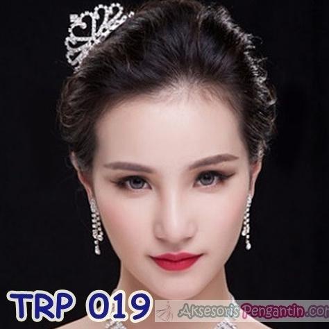 Aksesoris Mahkota Pengantin l Mahkota Rambut Pengantin Wanita- TRP 019