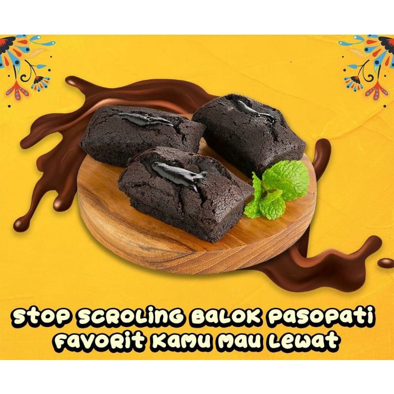 

Pasopati Kue Balok Coklat Lumer isi 10