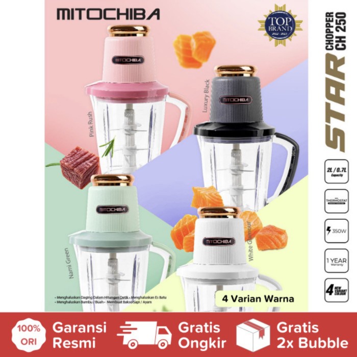[ Mitochiba ] Mitochiba Food Chopper CH 250 Blender Bumbu dan Daging