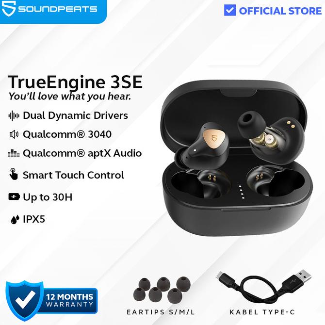SoundPEATS Trueengine 3SE TWS Headset Bluetooth aptX True Engine
