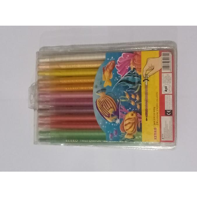 

OBRAL Krayon KENKO 24 Warna Putar