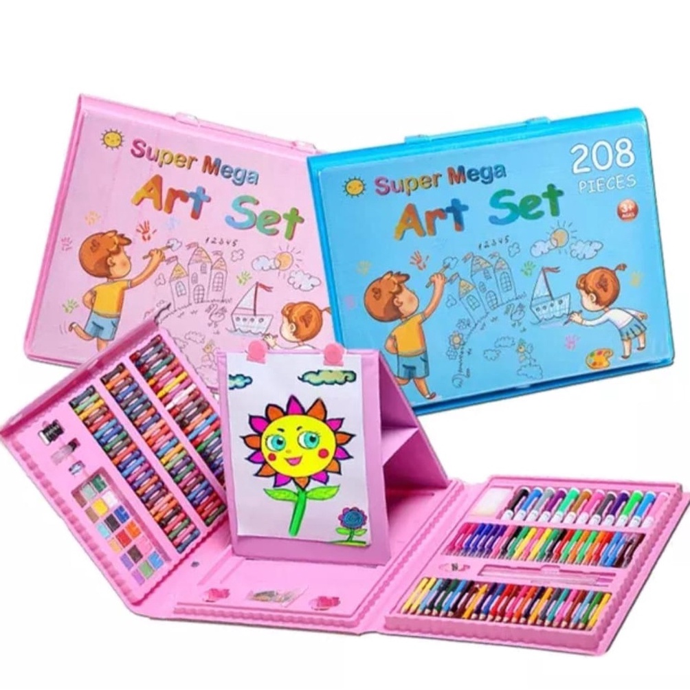 

Terkini Crayon Art Set 208 Pcs /150 Pcs Lengkap Alat Mewarnai Alat Tulis Krayon Pensil-Crayon Set Alat Menggambar Stationery Melukis Anak-anak Spidol Crayon Cat Air Pensil Art Set 208 Pcs / 150pcs Paints Kids Children Painting Drawing Tools Set 40