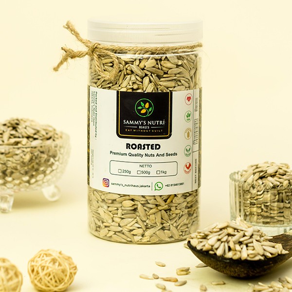 

Roasted Uned Sunflower Seed 500G (Biji Bunga Matahari Kuaci Kupas)