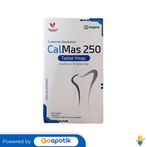 CALMAS 250 MG BOTOL 30 TABLET