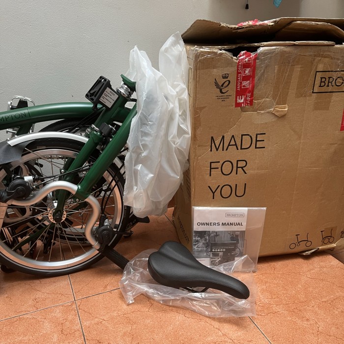 Brompton Racing Green M6L Bnib 2020 Fullset