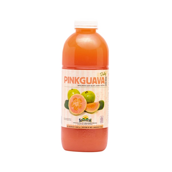 

SUNFRESH REGULAR JUICE PINK GUAVA 1 LTR - JUS