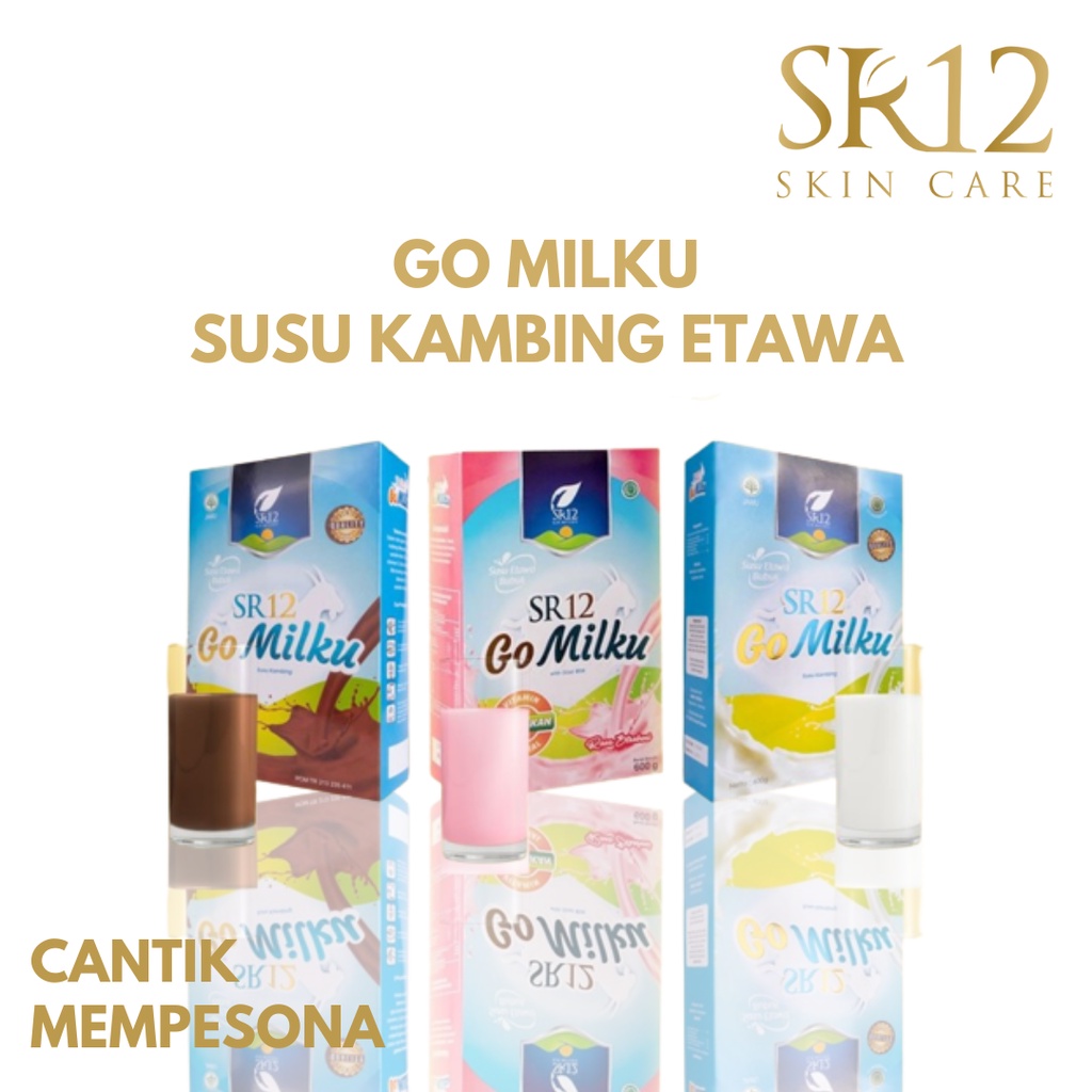 

Go Milku SR12 Susu Kambing Etawa Premium Asli Original BPOM Halal Aman Bumil Dan Busui