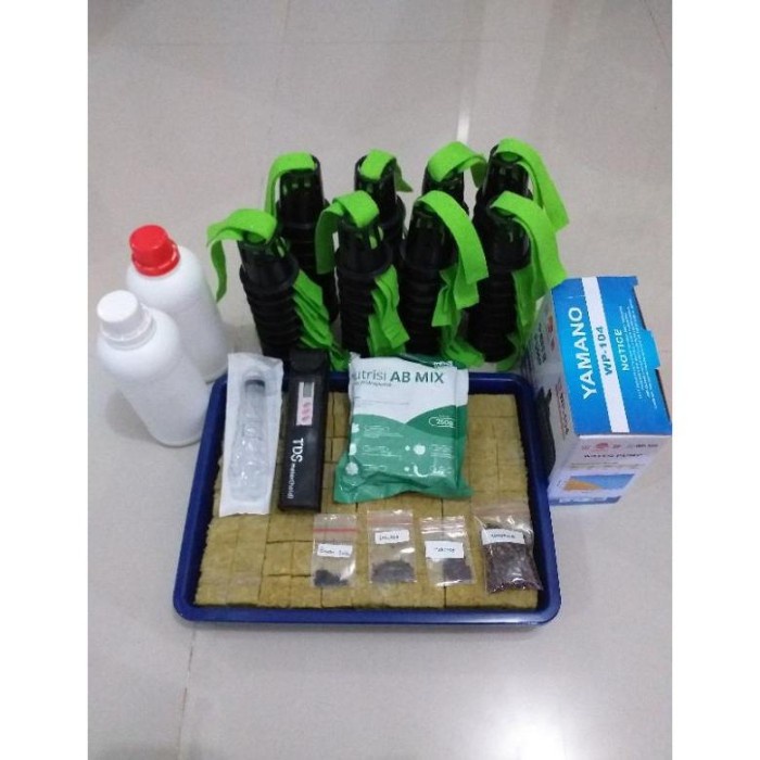MUST HAVE READY INSTALASI PIPA HIDROPONIK 2 METER FULL SET RANGKA BAJA RINGAN TERBARU