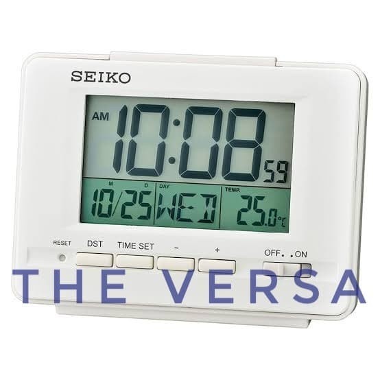 FLASH SALE JAM DINDING DIGITAL SEIKO / JAM MEJA DIGITAL SEIKO QHL078W ORIGINAL TERBARU