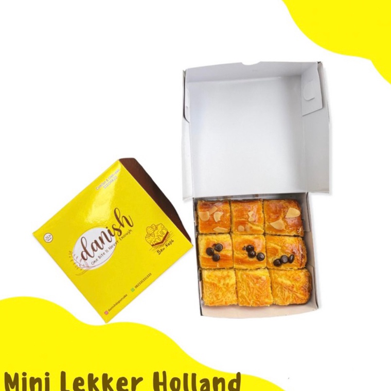 

Terbatas FTVBU Danish Mini Lekker Holland / Boterkoek 10x10cm (9 potong) Wangi Butter yang BIkin Nagih by danishdapurcake R44 ❂Dijual