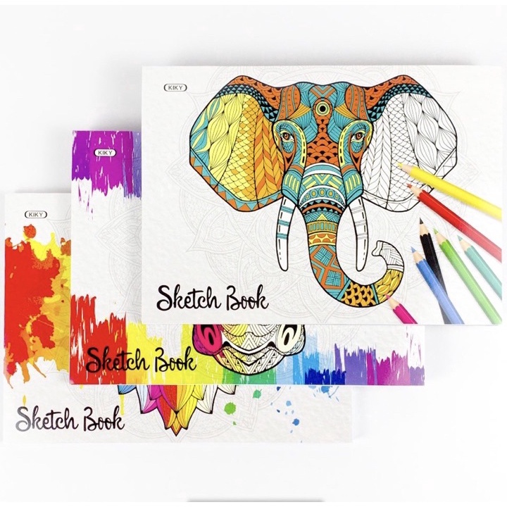 

❄Best Terlaris HSNDL (1pcs)KIKY Sketch Book / Buku Sketsa Ukuran A4 Isi 50 Lembar F45 ✴Terbatas