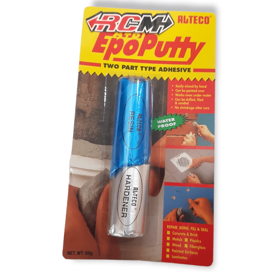 

➶Ready Stok❉ HIFTF LEM EPOPUTTY EPO PUTTY ALTECO LEM KAPAL PORTING DODOL 50GRAM 50G 50 GRAM ORI ORIGINAL EPOPUTTY ASLI Y44 Ready Stock