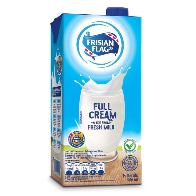 

<<<<<] FRISIAN FLAG BENDERA FULL CREAM SUSU UHT KOTAK CAIR 900 / 946 ml