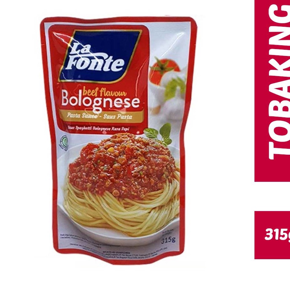 

➨Model Baru KTLBY LA FONTE SAUS PASTA BOLOGNESE 315 GR M79 Ready
