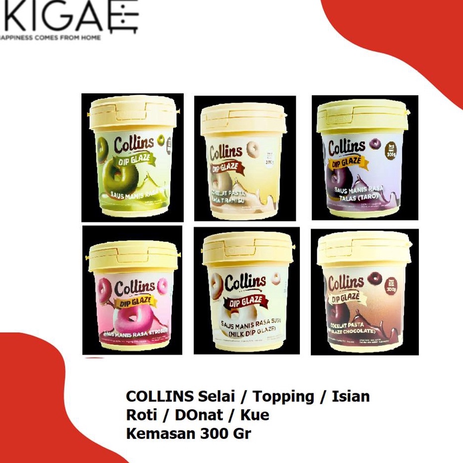 

➵Super Sale✦ NHR7A COLLINS SELAI / TOPPING / ISI DONAT / KUE / ROTI / COLIN 300 GR D54 Buruan Beli