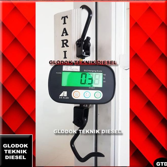 Timbangan Gantung Digital 75 Kg Dle 75