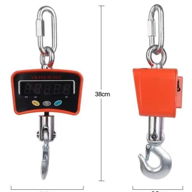 Mte Timbangan Gantung Digital Crane Scale Kapasitas 500Kg/100G Ori