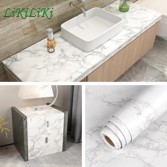 Terlaris Stiker Pelapis Furniture Wallpaper Sticker Pvc Hpl Marmer Decosheet