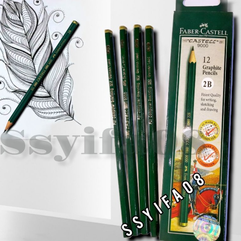

GZ78 PENSIL FABER CASTELL 2B ---1 PAK (per 1pak isi 12pcs) ➻Big Sale