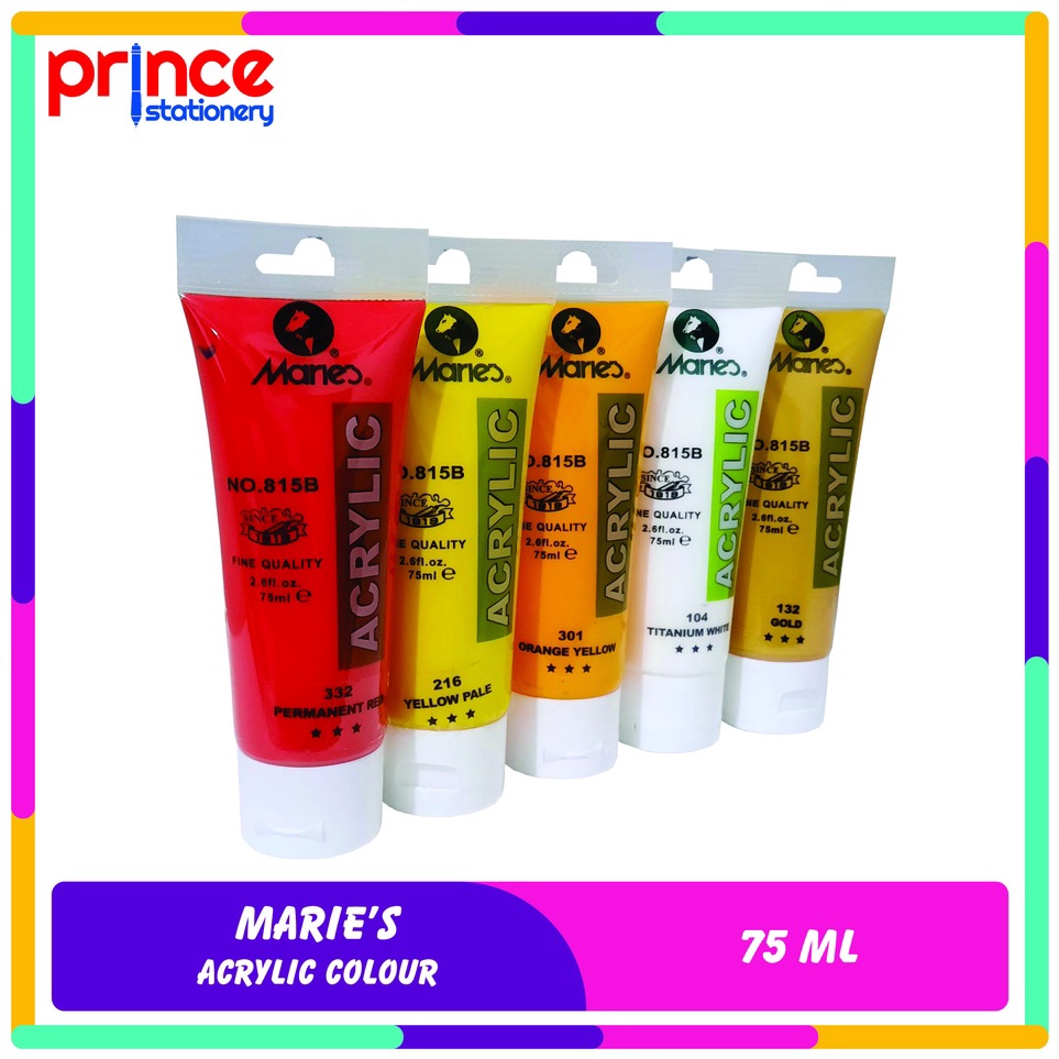 

✦Ready✡➥ ZHT7U MARIES ACRYLIC COLOUR 75 ML / CAT AKRILIK MARIES 75 ML J84 ✣Terkini