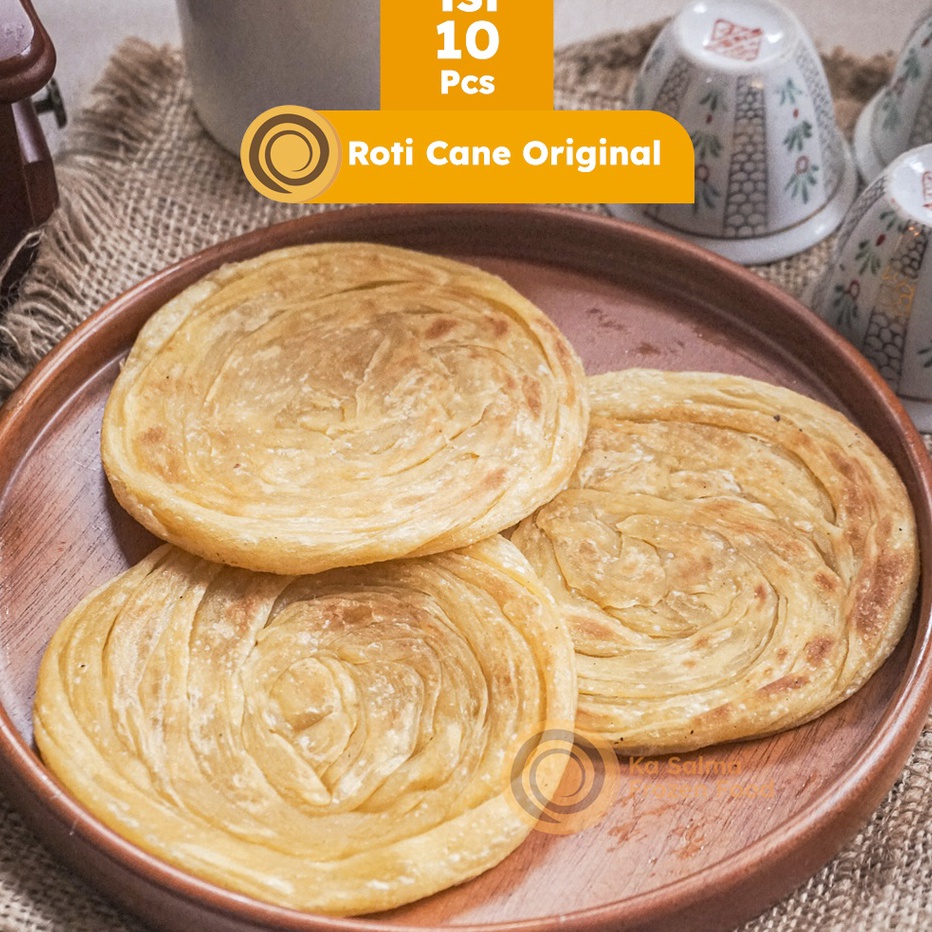 

➤Terkini✴ MWMMR [TOKO BARU] Roti Cane Original isi 10 Pcs / Roti Canai / Roti Maryam / Roti Konde Original Q43 ✾Ready