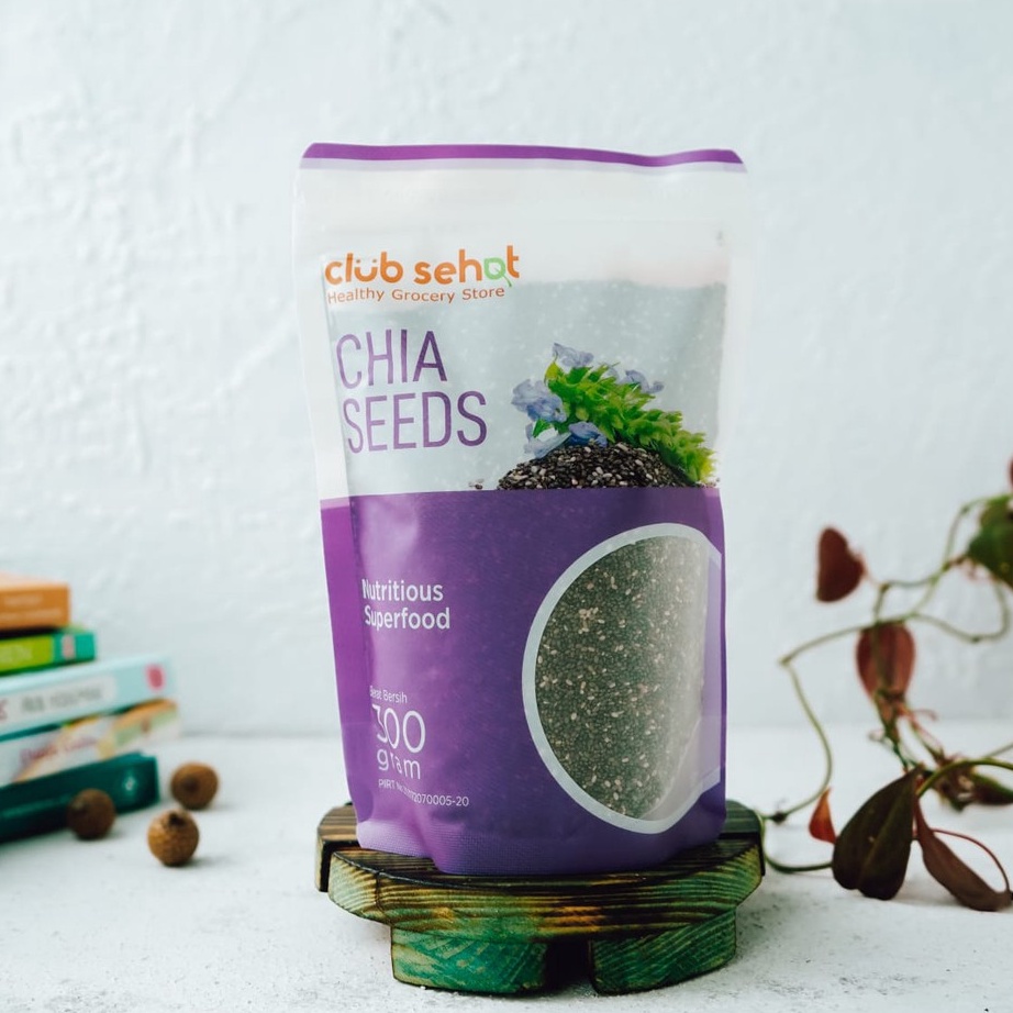 

✺Ready Stock☈ GC9GZ CLUB SEHAT - ORGANIC Black CHIA SEED 300GR S79 Diskon Promo