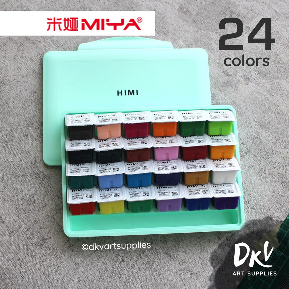 

Miya Himi Gouache 24 Warna Colors 30ml 100