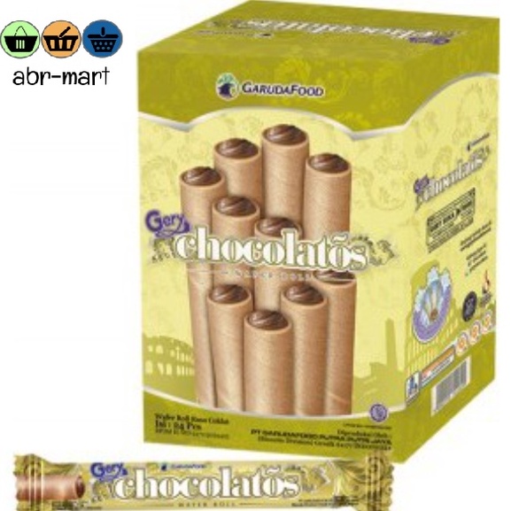 

Stok Banyak➫ 6BW8C CHOCOLATOS Wafer Roll [ 1 Box isi 24 Pcs ] * B59 ❇Stock Banyak