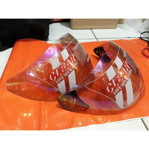 Kaca Helm Kyt Dj Maru Ink Centro Pelangi