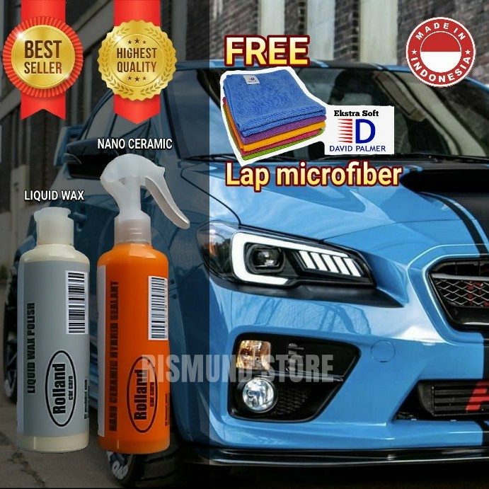 paket Rolland wax poles & nano coating / paket perawatan mobil & motor