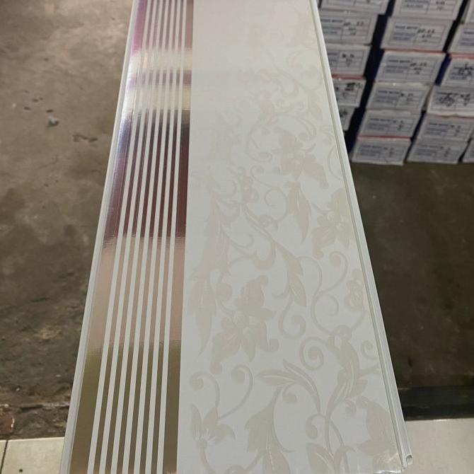 Buruan beli] Plafon PVC motif putih batik Denta Plafon DP 28