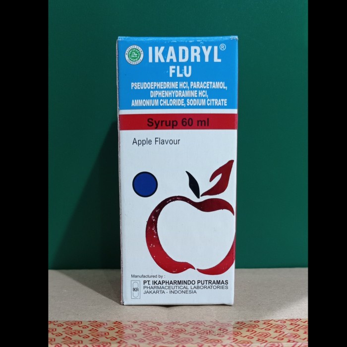 Obat Pereda Flu Ikadryl 60 ml