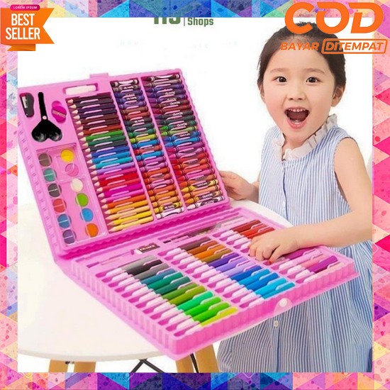 

Perlengkapan Menggambar Krayon Anak Set Koper 150 In 1 Crayon Full Alat Melukis Mewarnai Set Kids Land Set Alat Mewarnai Dan Melukis Lengkap Oil Pastel Pensil Warna Anak Set Koper 208 Pcs Crayon Alat Lukis Set Super Mega Crayon Set 150 Pcs Pensil Warna