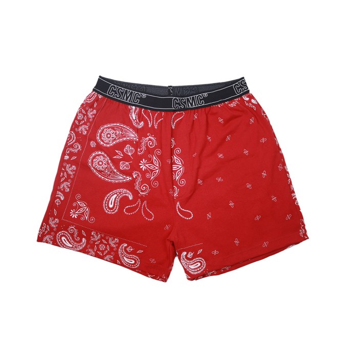 Best Seller Cosmic Boxer Paisley Short Red