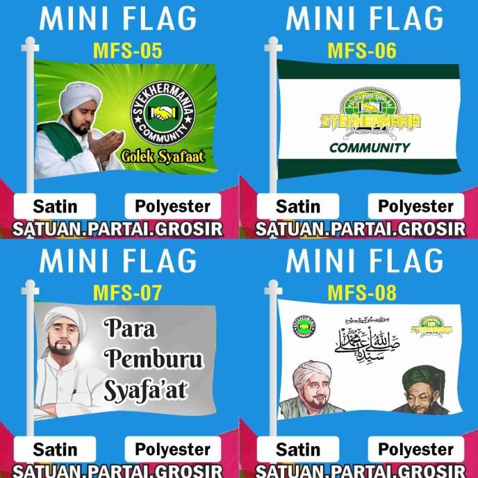 Open DS] MINI FLAG SYEKHERMANIA/BENDERA SYEKHERMANIA/BENDERA MINI FLAG CUSTOM