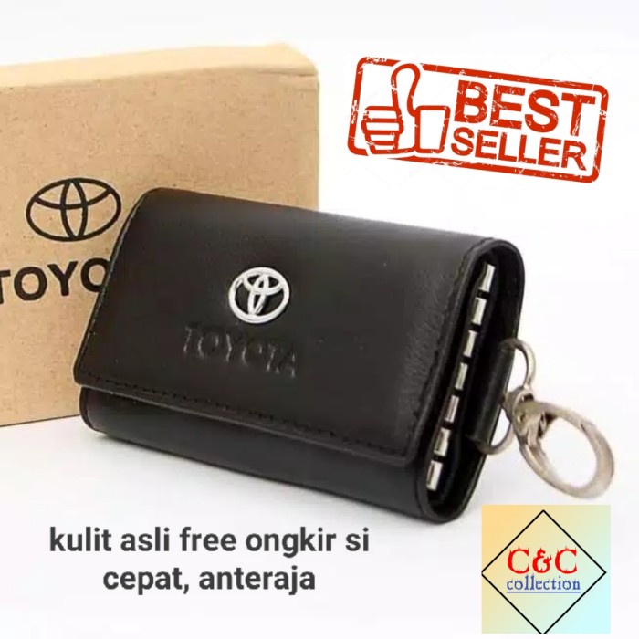 TOYOTA DOMPET STNK DOMPET KUNCI GANTUNGAN KUNCI STNK MOBIL KULIT ASLI