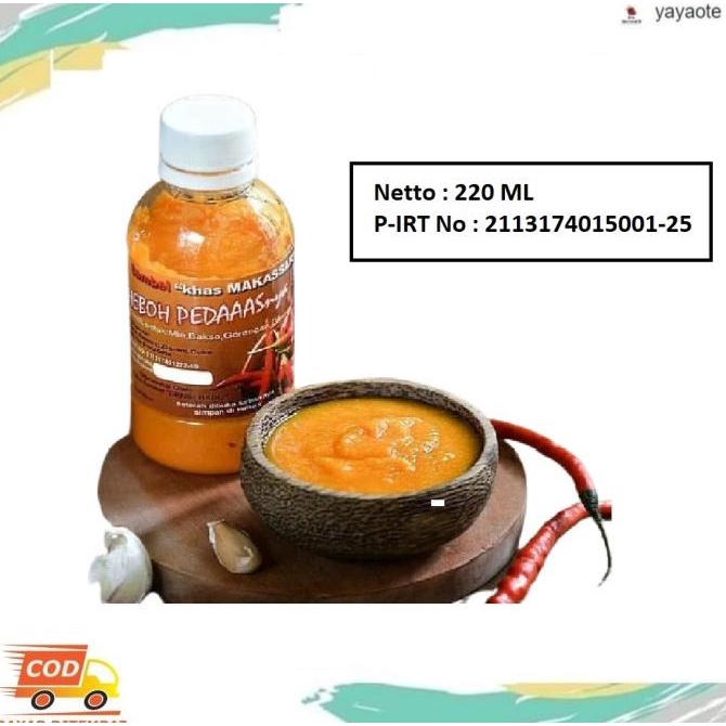 

Sambal Sambel Kuning Oranye Asli Khas Makassar Heboh Pedas