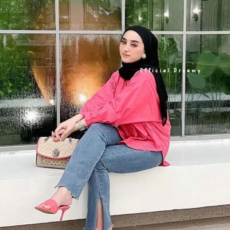 Terbaik ReadyAnting Bunga Tusuk Hijab Gaya Korea Selebgram - Anting Hijab Glamour - Anting Korea - A