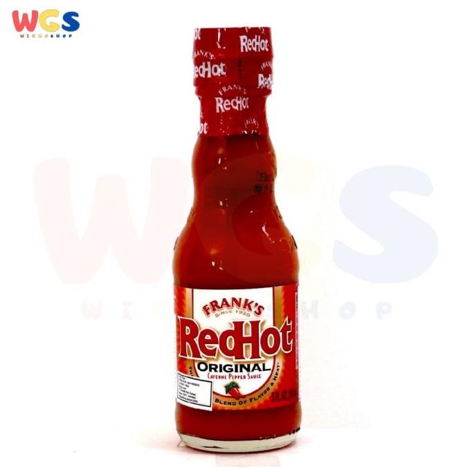 

Saus Frank's Franks Frank Red Hot Redhot Original Cayenne Sauce 148 ml