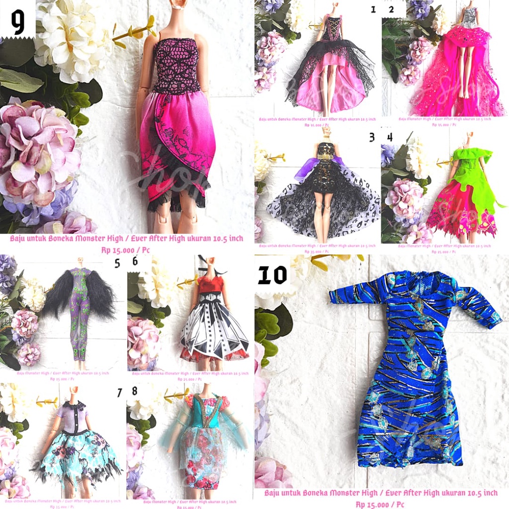 Baju Monster High - BM 019 - Ever After High - Boneka