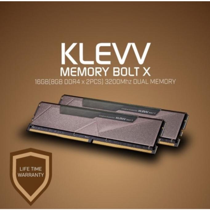 KLEVV BOLT X DDR4 16GB (2x8GB) 3600Mhz KIT