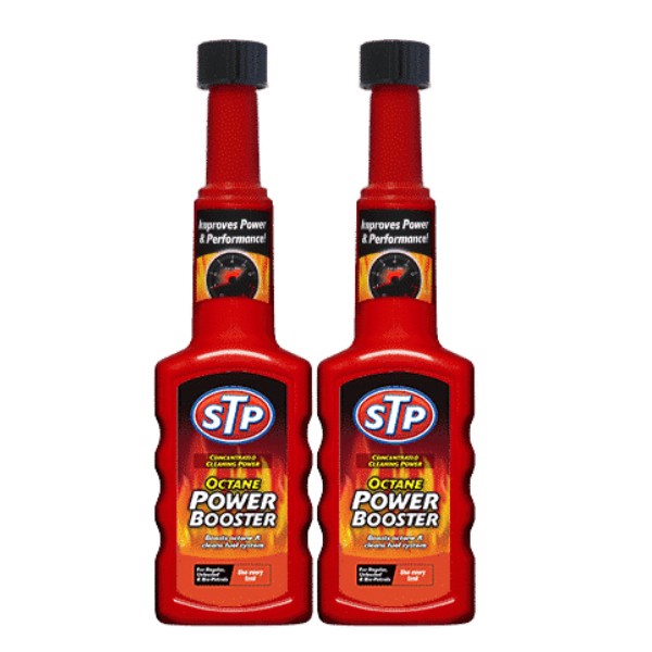 Best Seller Stp [Bundle] Octane Booster X2 Additive Oktan Bensin Mobil & Pembersih
