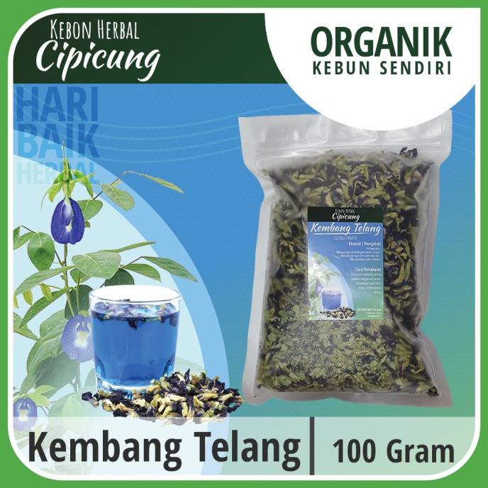 

Teh Bunga Telang | Kembang Telang Kering | Butterfly Pea - 100 Gram