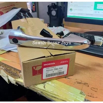 Handle Handel Gagang Pintu Luar Chrome Honda CRV Gen 4 Civic FB ORIGINAL